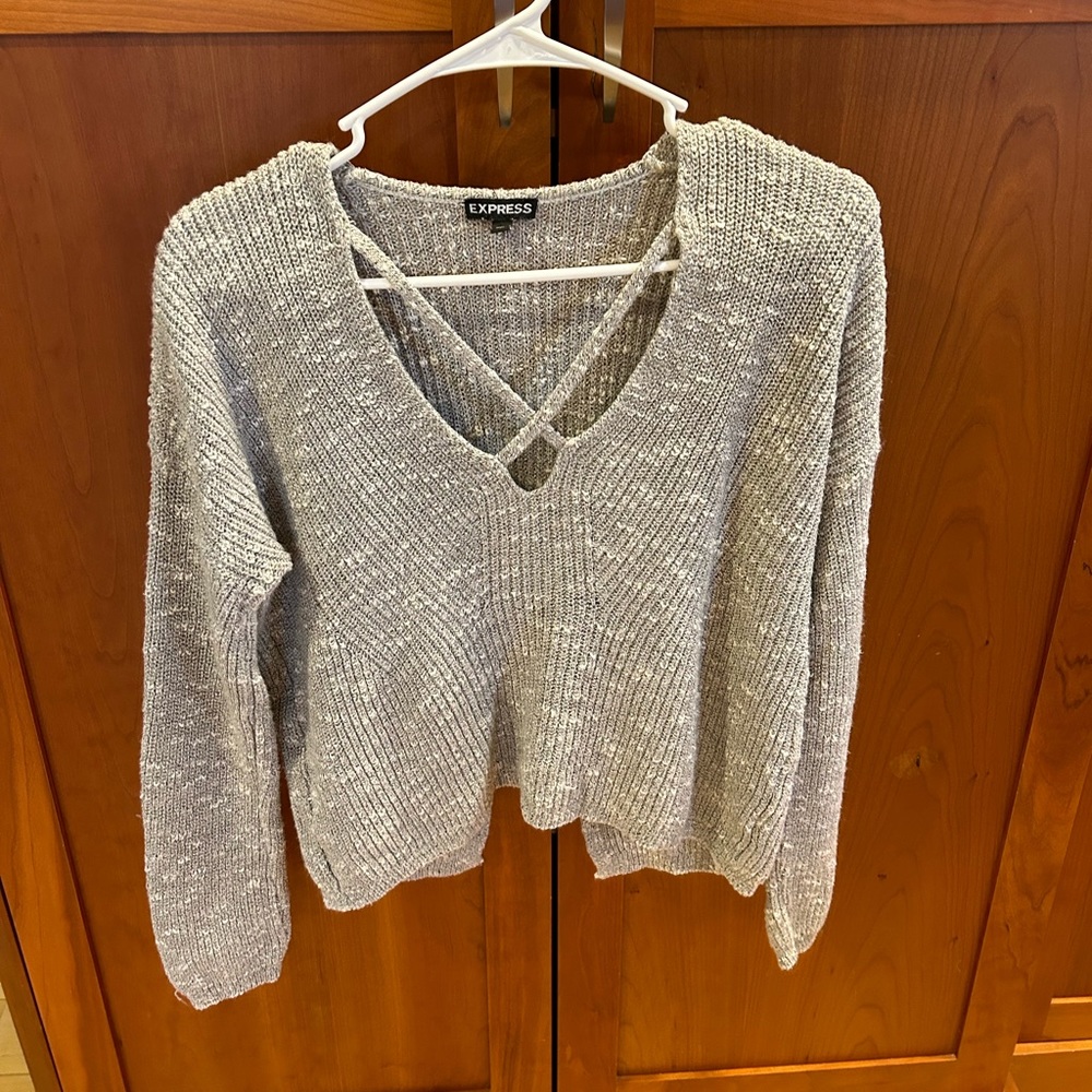 Express cropped sweater!